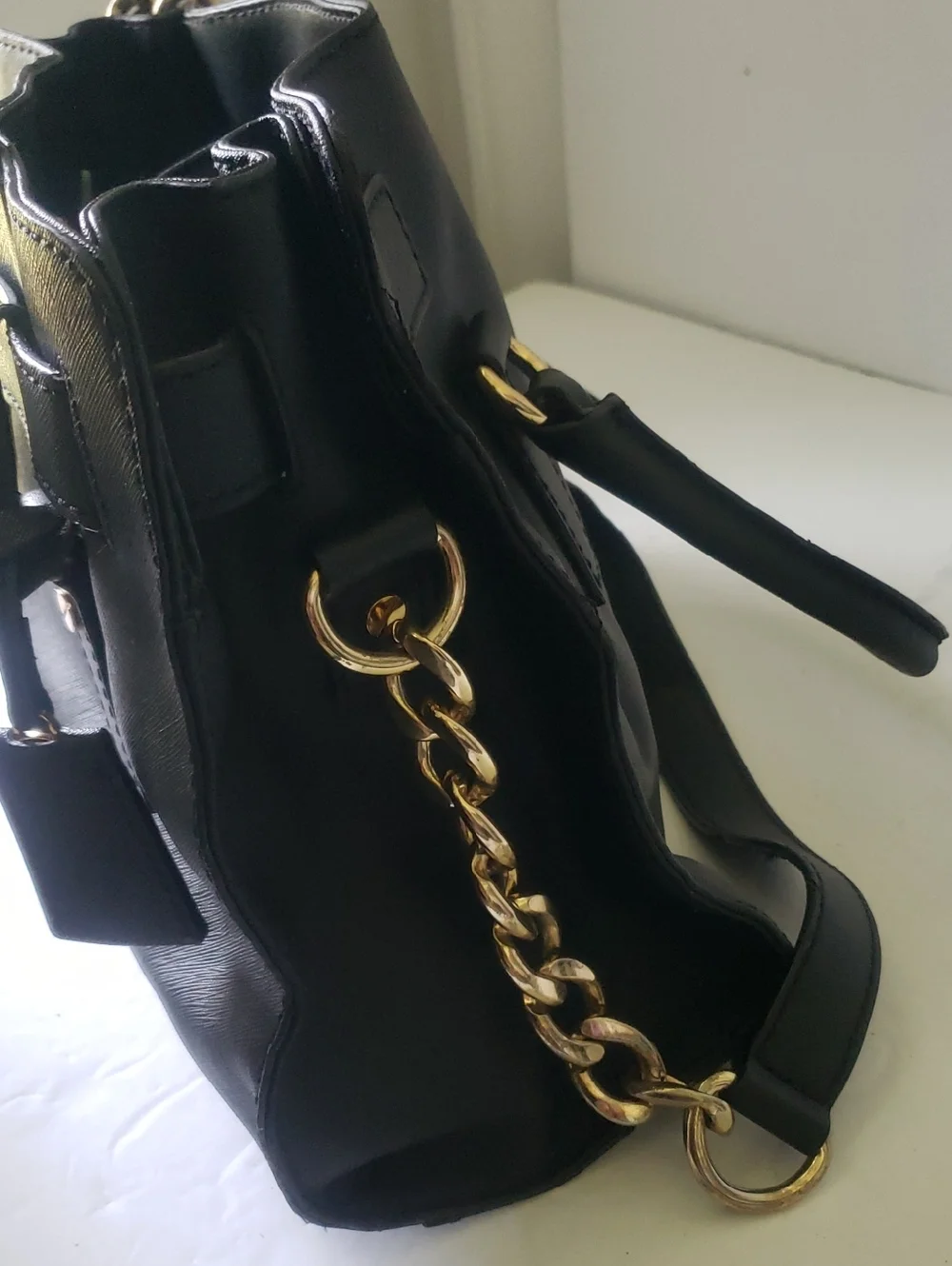 Michael Michael Kors Black Satchel Shoulder Bag